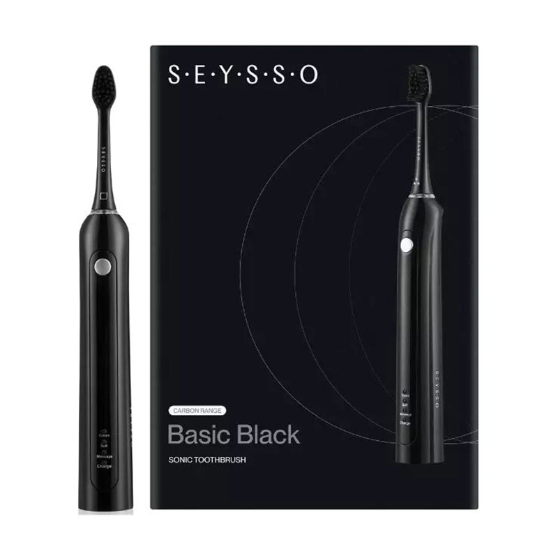 Електрична звукова зубна щітка Seysso Basic Black, 1 шт